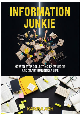 Information Junkie: How to Stop Collecting Knowledge and Start Building a Life. If you've read all the books, taken all the courses, and still haven't started — this is the book that finally gets you moving.